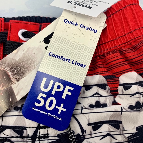 StarWars Darth Vader Swim Trunks for little boy, 4 - Picture 7 of 7